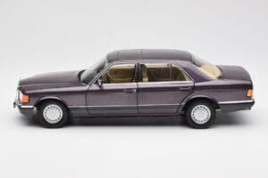 Mercedes 560 SEL W126 Lila Metallic Norev 1:18 183544 Metall — Bild 4 von 8