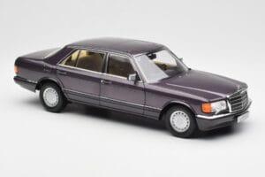 Mercedes 560 SEL W126 Lila Metallic Norev 1:18 183544 Metall — Bild 6 von 8