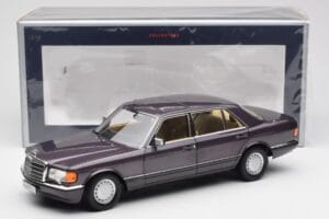 Mercedes 560 SEL W126 Lila Metallic Norev 1:18 183544 Metall — Bild 8 von 8