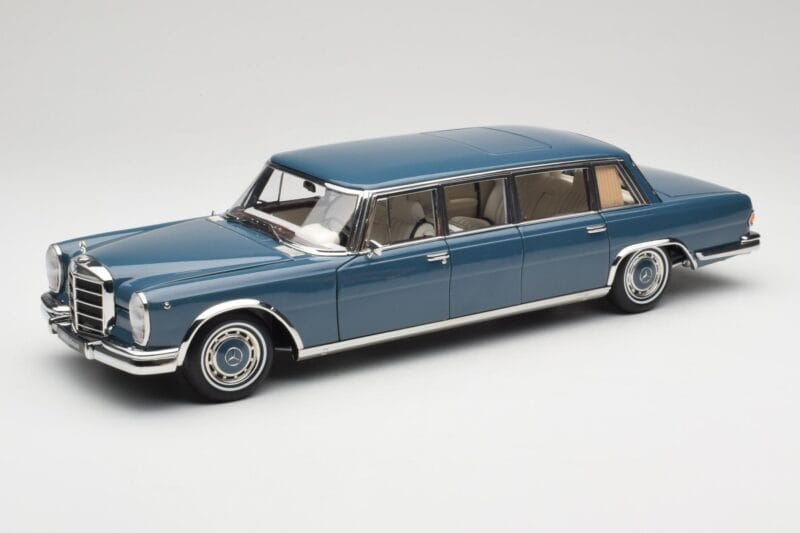 Mercedes 600 Pullman W100 Blau NZG 1:18 B66040707 Metall