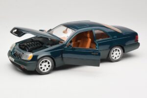 Mercedes 600 SEC C140 Grün Majorette 1:18 4418 Metall — Bild 2 von 8