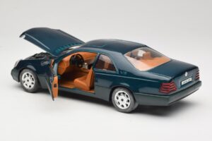 Mercedes 600 SEC C140 Grün Majorette 1:18 4418 Metall — Bild 5 von 8