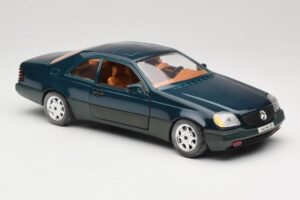 Mercedes 600 SEC C140 Grün Majorette 1:18 4418 Metall — Bild 6 von 8