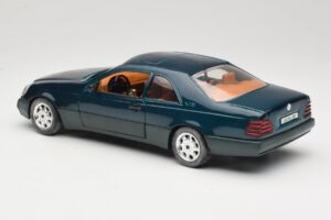 Mercedes 600 SEC C140 Grün Majorette 1:18 4418 Metall — Bild 7 von 8