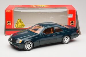 Mercedes 600 SEC C140 Grün Majorette 1:18 4418 Metall — Bild 8 von 8