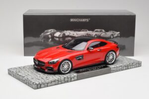 Mercedes Brabus AMG GT S C190 600 Mars Rot Minichamps 1:18 107032521 Metall — Bild 6 von 6