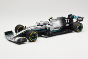 Mercedes AMG Petronas W10 #77 V. Bottas Winner USA GP 2019 Minichamps 1:18 110191877 Metall