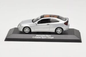 Mercedes C-Class W203 Sport Coupe Silber Minichamps 1:43 B66961916 Metall