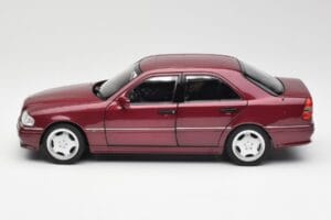 Mercedes AMG C36 W202 Almandine Rot Norev 1:18 B66040706 Metall — Bild 4 von 8