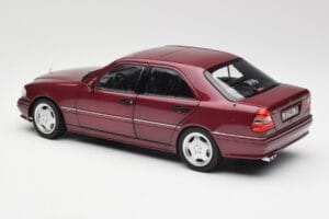 Mercedes AMG C36 W202 Almandine Rot Norev 1:18 B66040706 Metall — Bild 7 von 8