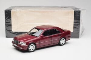 Mercedes AMG C36 W202 Almandine Rot Norev 1:18 B66040706 Metall — Bild 8 von 8