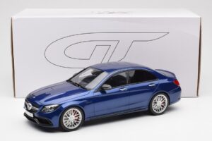 Mercedes AMG C63 S W205 Blau GT Spirit 1:18 ZM044 Resin — Bild 6 von 6