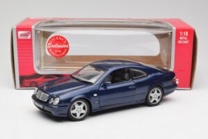 Mercedes CLK 55 AMG C209 Blau Metallic Anson 1:18 30343 Metall — Bild 8 von 8