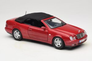 Mercedes CLK A208 Cabriolet Rot Anson 1:18 30338 Metall — Bild 6 von 8