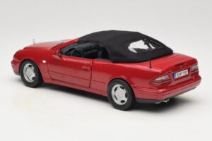 Mercedes CLK A208 Cabriolet Rot Anson 1:18 30338 Metall — Bild 7 von 8