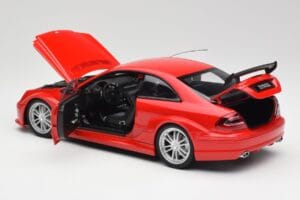 Mercedes CLK DTM AMG C209 Mars Rot Kyosho 1:18 08461R Metall — Bild 5 von 8