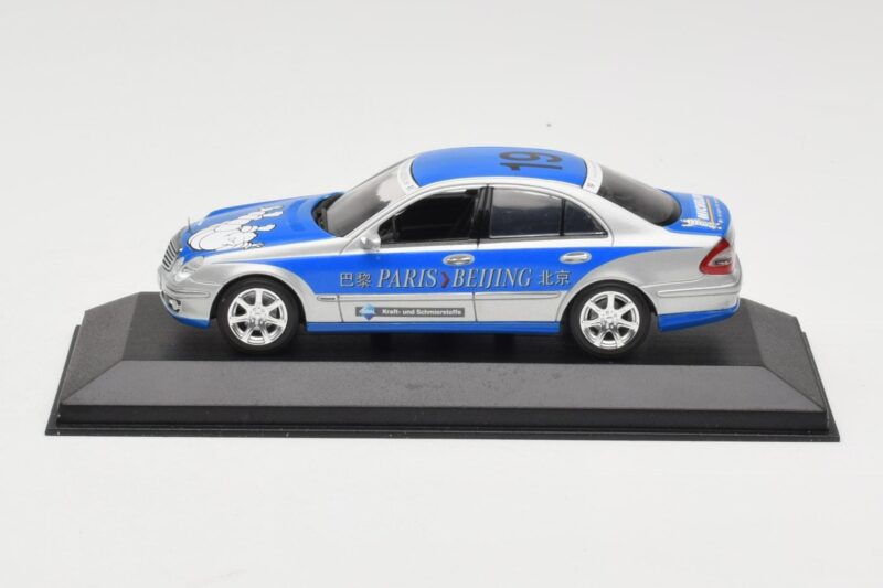 Mercedes E-Class W211 #19 Team Michelin Paris-Beijing 2006 Replacement Box Minichamps 1:43 B66962269-R Metall