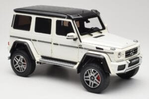 Mercedes G 63 AMG 4x4 Squared Polar White Almost Real 1:18 820203 Metall — Bild 6 von 8