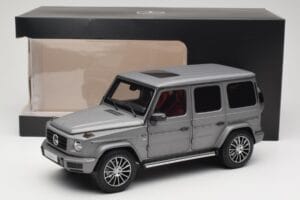 Mercedes G-Class G500 W463A Designo Platinum Magno Minichamps 1:18 B66960811 Metall — Bild 8 von 8