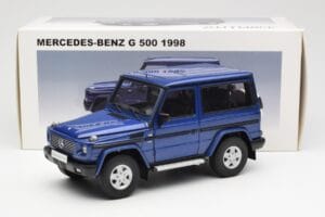 Mercedes G500 W463 SWB Blau AUTOart 1:18 76114 Metall — Bild 8 von 8
