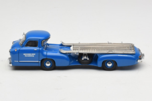 Mercedes Renntransporter Blue Wonder CMC 1:43 M-036K Metall — Bild 4 von 8