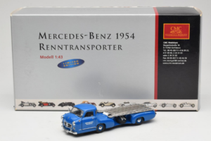 Mercedes Renntransporter Blue Wonder CMC 1:43 M-036K Metall — Bild 8 von 8