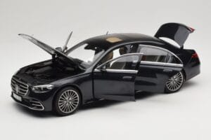 Mercedes S-Class W223 AMG Line Anthracite Blue Norev 1:18 183800 Metall — Bild 2 von 8