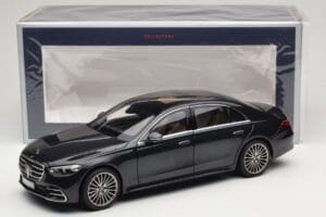 Mercedes S-Class W223 AMG Line Anthracite Blue Norev 1:18 183800 Metall — Bild 8 von 8