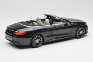 Mercedes S-Class Cabriolet A217 Magnetite Schwarz Metallic Norev 1:18 B66960354 Metall — Bild 3 von 8