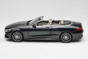 Mercedes S-Class Cabriolet A217 Magnetite Schwarz Metallic Norev 1:18 B66960354 Metall — Bild 4 von 8