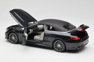 Mercedes S-Class Cabriolet A217 Magnetite Schwarz Metallic Norev 1:18 B66960354 Metall — Bild 5 von 8