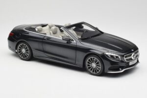 Mercedes S-Class Cabriolet A217 Magnetite Schwarz Metallic Norev 1:18 B66960354 Metall — Bild 6 von 8