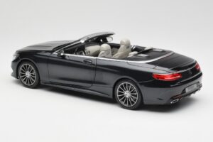 Mercedes S-Class Cabriolet A217 Magnetite Schwarz Metallic Norev 1:18 B66960354 Metall — Bild 7 von 8