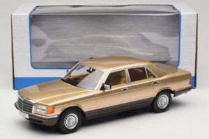 Mercedes S-Class W126 Metallic Beige MCG 1:18 MCG18548 Metall — Bild 6 von 6