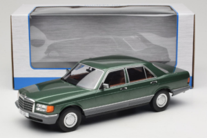 Mercedes S-Class W126 Metallic Green MCG 1:18 MCG18549 Metall — Bild 6 von 6