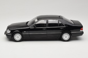 Mercedes S-Class W140 S600 Obsidian Black Metallic Norev 1:18 183045 Metall — Bild 4 von 8