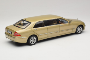 Mercedes S-Class W220 Pullman Gold Metallic Sun Star 1:18 4113 Metall — Bild 3 von 8