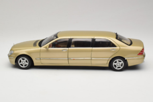 Mercedes S-Class W220 Pullman Gold Metallic Sun Star 1:18 4113 Metall — Bild 4 von 8
