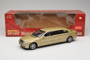 Mercedes S-Class W220 Pullman Gold Metallic Sun Star 1:18 4113 Metall — Bild 8 von 8