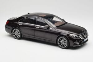 Mercedes S-Class W222 AMG Line Ruby Schwarz Metallic Norev 1:18 183483 Metall — Bild 6 von 8