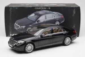Mercedes S-Class W222 Schwarz Metallic Norev 1:18 183480 Metall — Bild 8 von 8