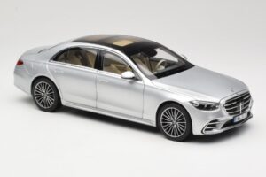 Mercedes S-Class W223 AMG Line Brilliant Silver Norev 1:18 183805 Metall — Bild 6 von 8