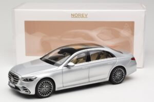 Mercedes S-Class W223 AMG Line Brilliant Silver Norev 1:18 183805 Metall — Bild 8 von 8