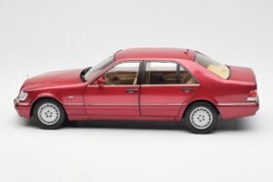Mercedes S500 W140 Rot Metallic Norev 1:18 183579 Metall — Bild 4 von 8