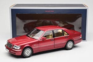 Mercedes S500 W140 Rot Metallic Norev 1:18 183579 Metall — Bild 8 von 8