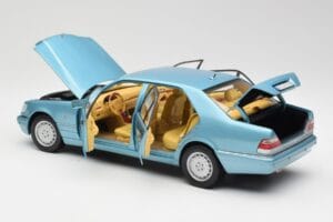 Mercedes S500 W140 Türkis Metallic Norev 1:18 183561 Metall — Bild 5 von 8