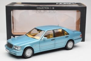 Mercedes S500 W140 Türkis Metallic Norev 1:18 183561 Metall — Bild 8 von 8