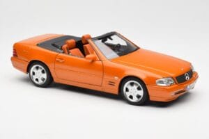 Mercedes SL 500 R129 Orange Metallic Norev 1:18 183752 Metall — Bild 6 von 8