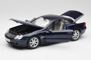 Mercedes SL 500 R230 Blau Maisto 1:18 B66962126 Metall — Bild 2 von 8
