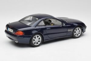 Mercedes SL 500 R230 Blau Maisto 1:18 B66962126 Metall — Bild 3 von 8